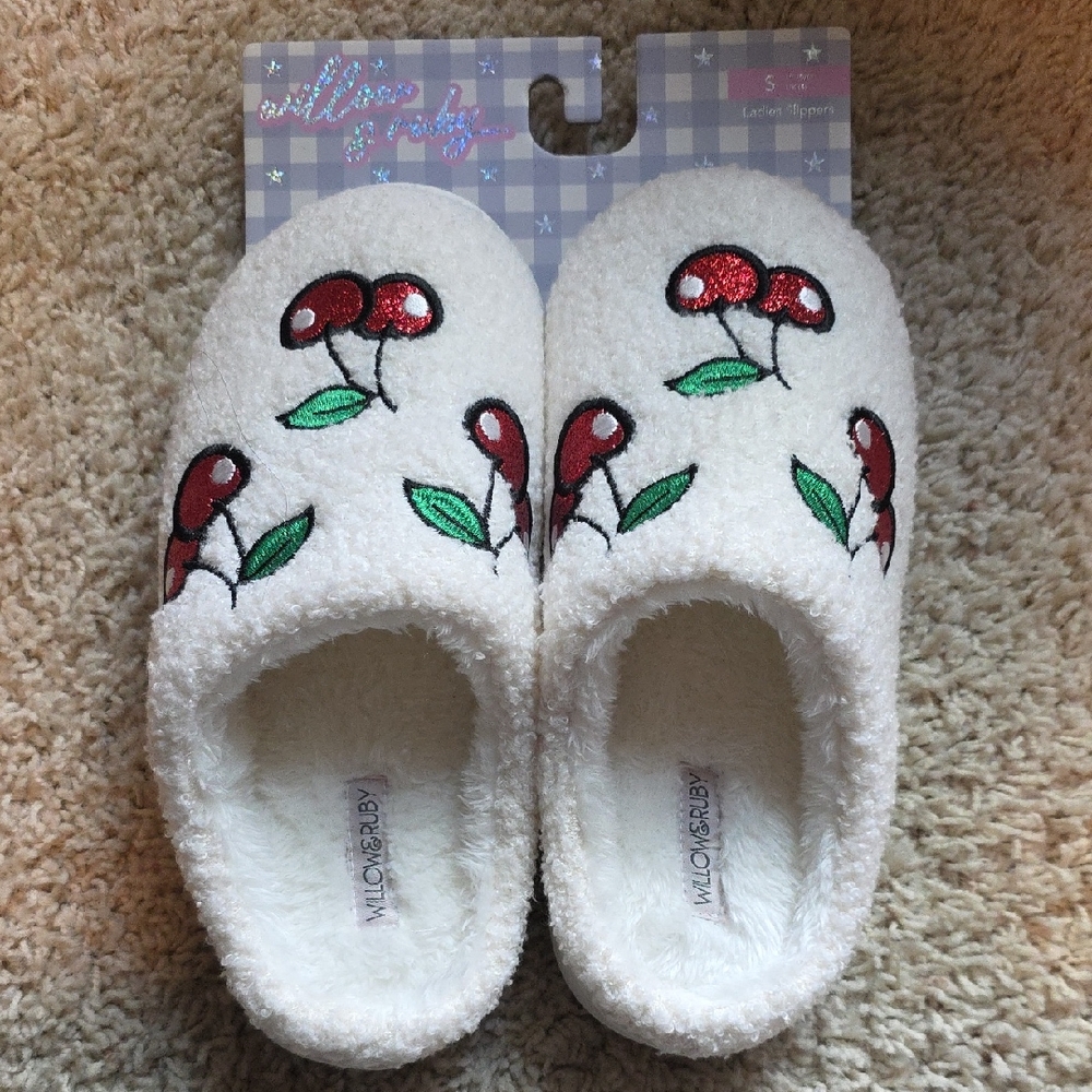Willow & Ruby Cherry Slippers